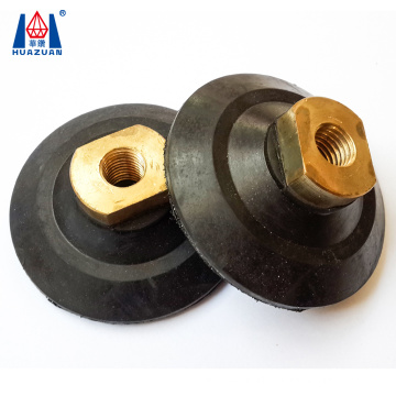 3" 4" rubber aluminium angle grinder backing pad for polishing pad